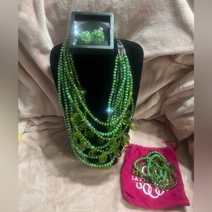 Sassy Jones Malia Set Green/Key Lime